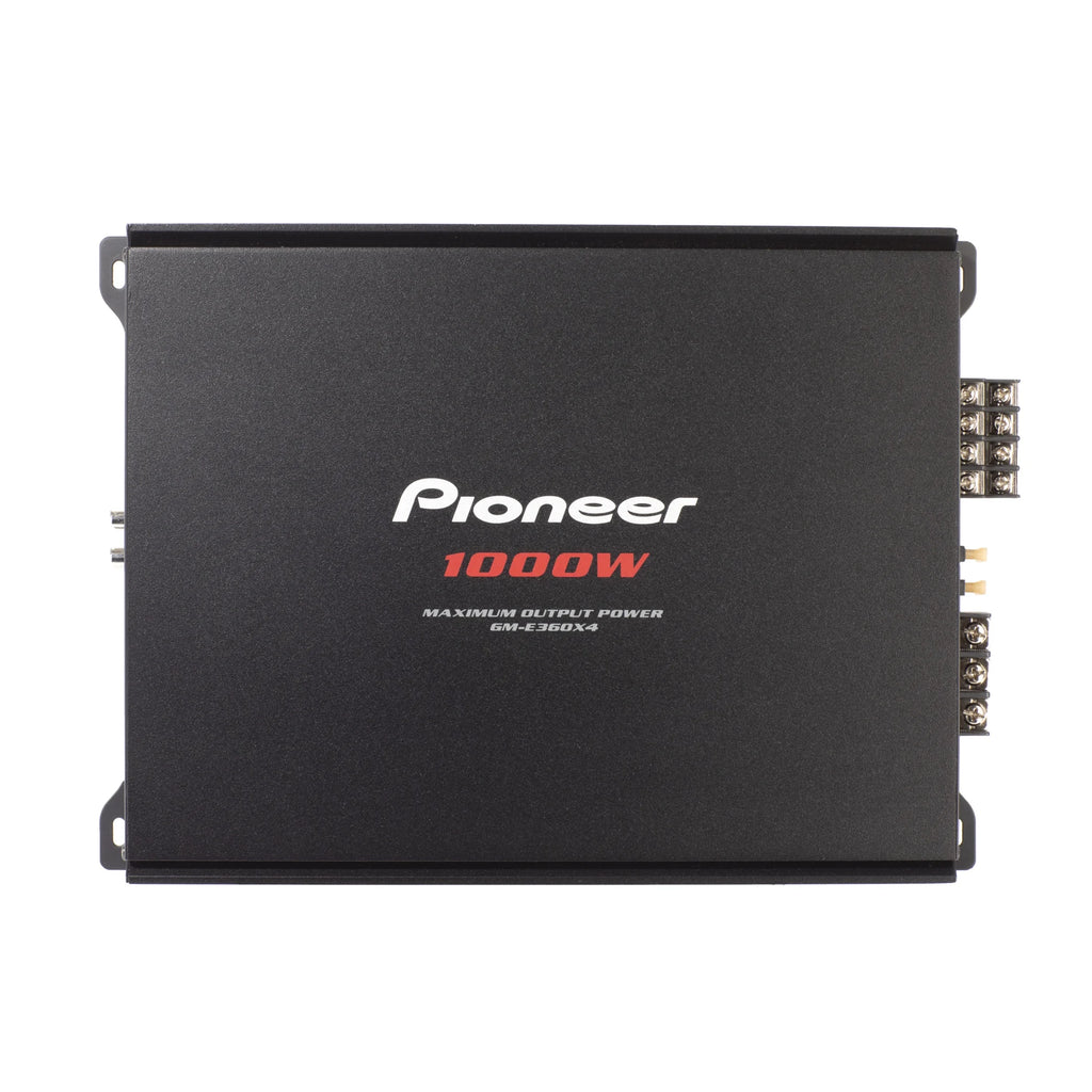 GM-E360X4 4-Channel - Class AB, 1000W Max Power - Bridgeable Amplifier